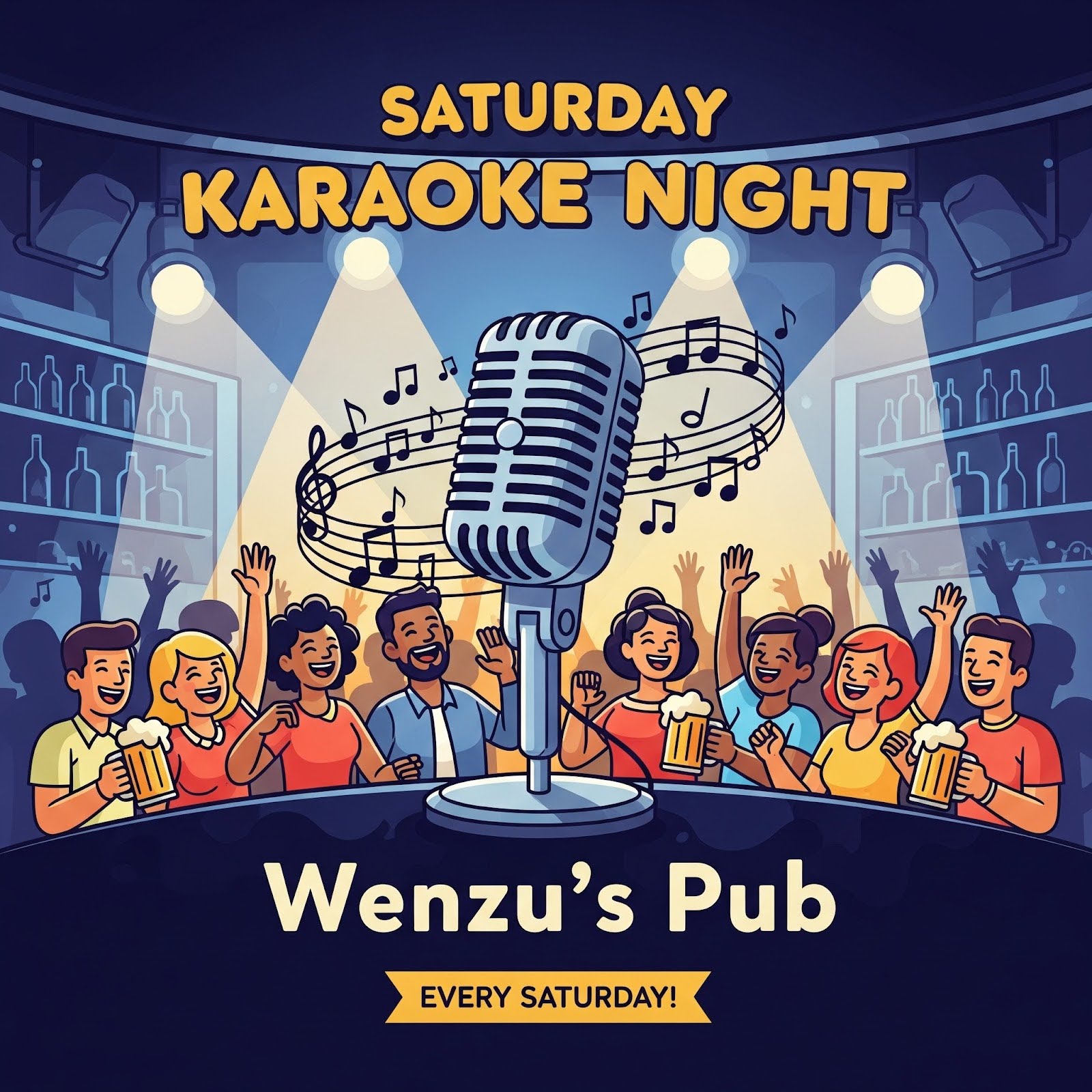 Karaoke Saturday night